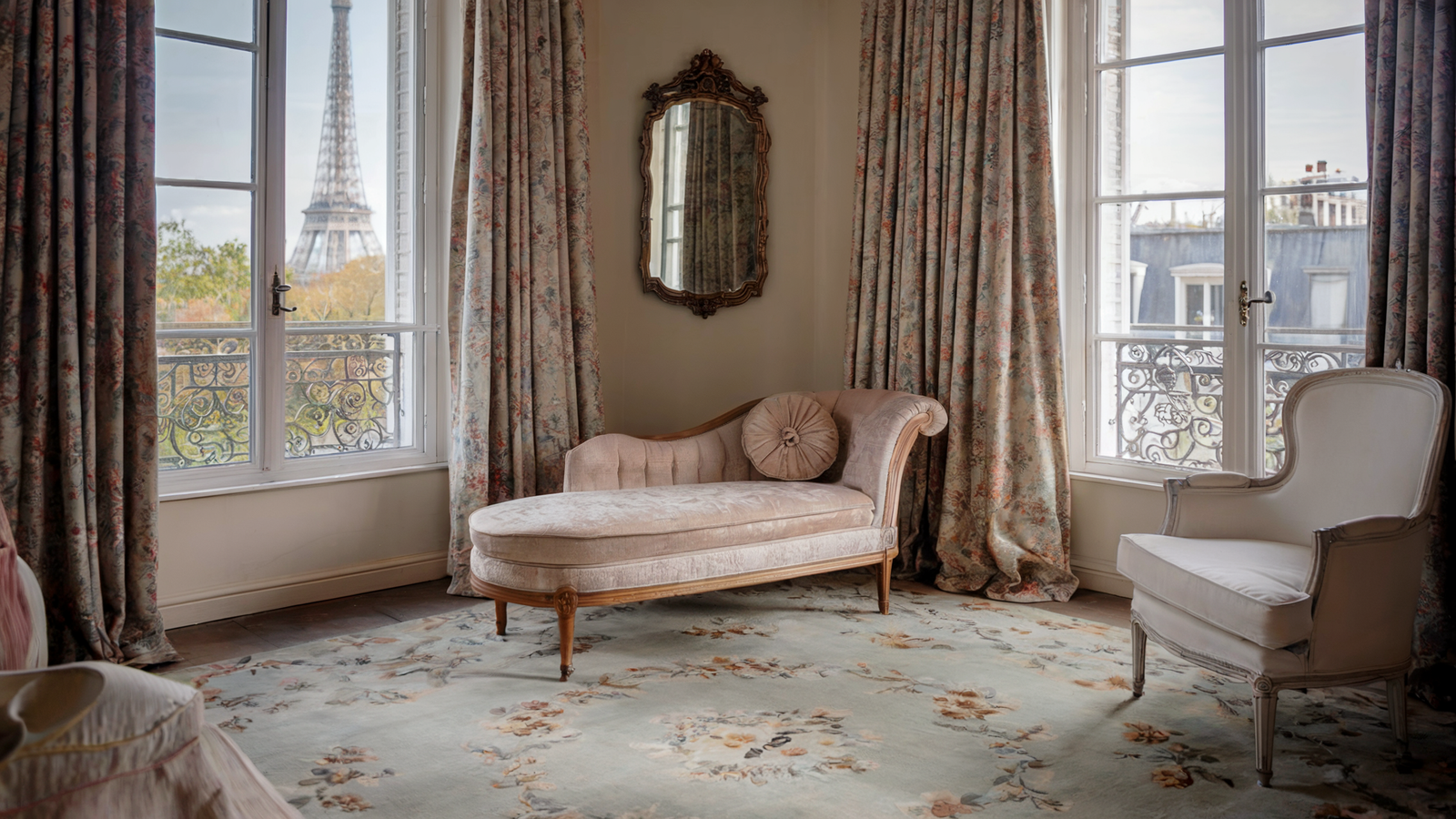 Romantic Parisian Chateaux Interior